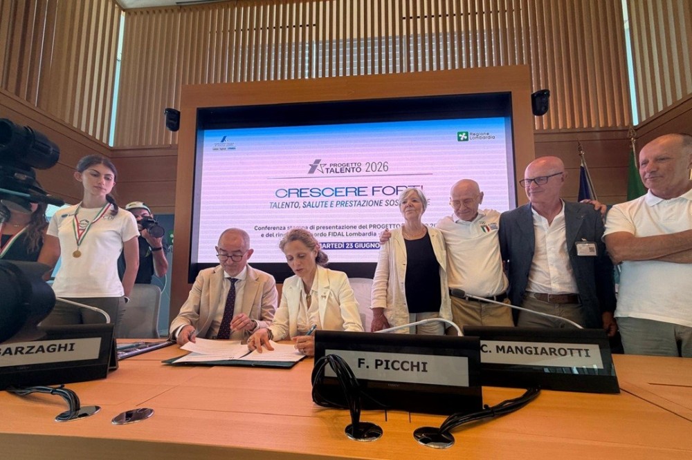Lombardia, 60mila euro per il Progetto Talento 2026 di Fidal: sostegno agli under 23