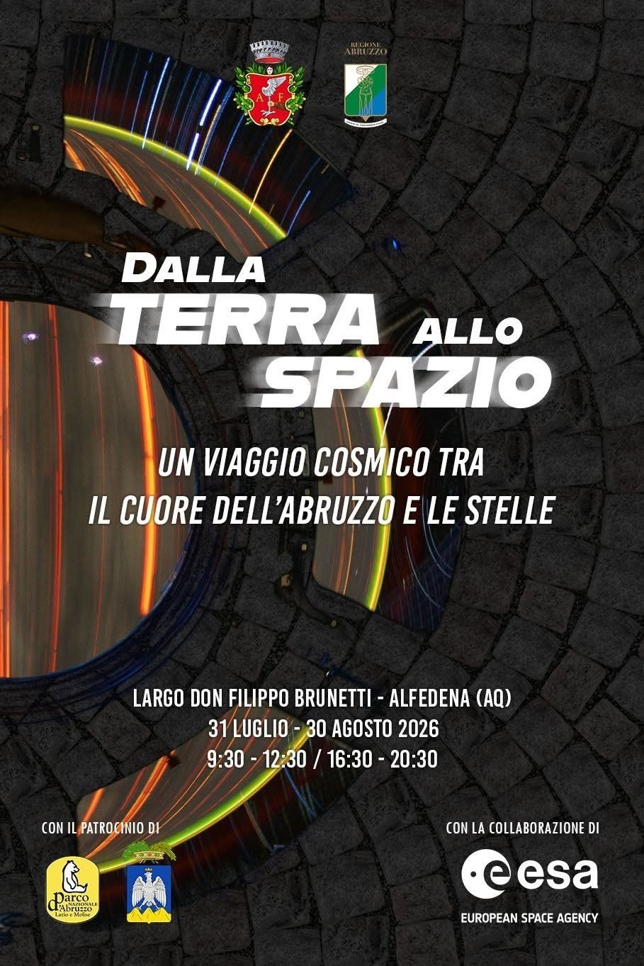 Alfedena ospita la mostra ESA “Dalla Terra allo Spazio” dal 31 luglio al 30 agosto