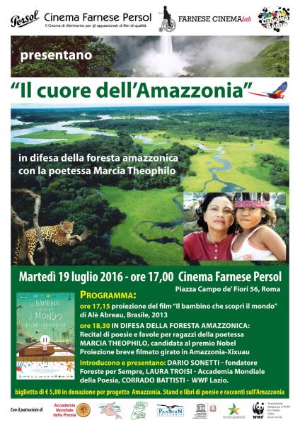 Roma: Il Cinema Farnese Persol presenta - Il cuore dell'Amazzonica