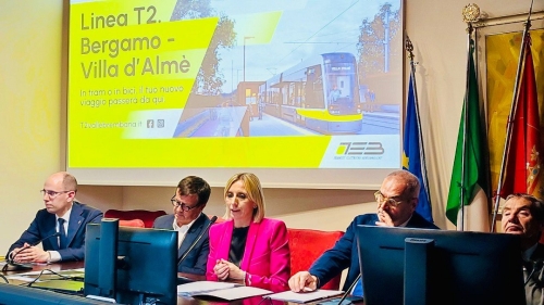 Nuova linea tramviaria T2 da Bergamo a Villa d’A...