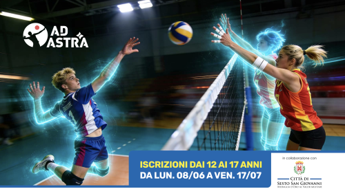 Volley Lab 2026, a Sesto il camp specialistico Ad Astra per giovani tra 12 e 17 anni